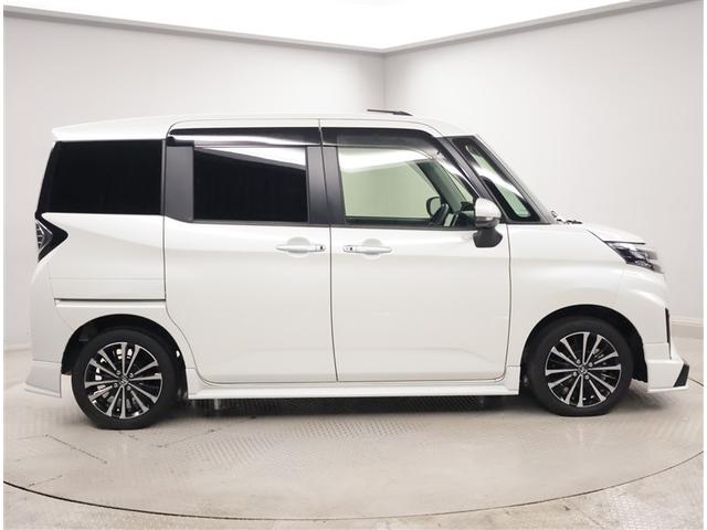 ルーミー カスタムＧ－Ｔ　助手席エアバック　両側オートスライドドア　スマートキープッシュスタート　ＴＶ　ＬＥＤライト　横滑り防止機能　クルコン　点検記録簿　ＥＴＣ付　アルミホイール　フルフラット　キーレス　セキュリティ　エアロ（4枚目）