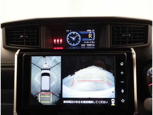 ルーミー カスタムＧ－Ｔ　助手席エアバック　両側オートスライドドア　スマートキープッシュスタート　ＴＶ　ＬＥＤライト　横滑り防止機能　クルコン　点検記録簿　ＥＴＣ付　アルミホイール　フルフラット　キーレス　セキュリティ　エアロ（9枚目）