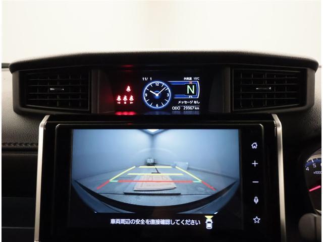 ルーミー カスタムＧ－Ｔ　助手席エアバック　両側オートスライドドア　スマートキープッシュスタート　ＴＶ　ＬＥＤライト　横滑り防止機能　クルコン　点検記録簿　ＥＴＣ付　アルミホイール　フルフラット　キーレス　セキュリティ　エアロ（12枚目）