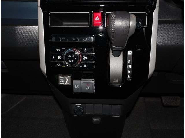 ルーミー カスタムＧ－Ｔ　助手席エアバック　両側オートスライドドア　スマートキープッシュスタート　ＴＶ　ＬＥＤライト　横滑り防止機能　クルコン　点検記録簿　ＥＴＣ付　アルミホイール　フルフラット　キーレス　セキュリティ　エアロ（14枚目）