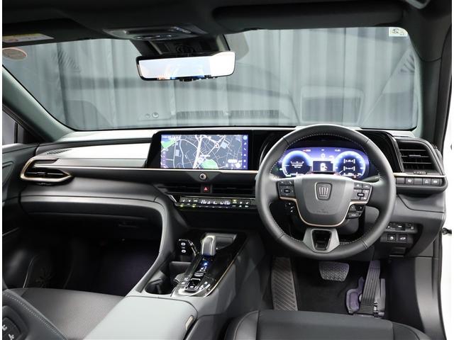クラウンスポーツ Z ムーンルーフ AWD フルセグテレビ ETC車載器 クルコン 横滑り防止装置 エアバッグ 本革 AC100V ミュージックプレイヤー接続可 TV ドラレコ キーレス 盗難防止装置 ABS 記録簿(5枚目)