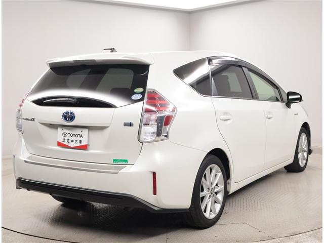 プリウスアルファ Ｇツーリングセレクション　運転席パワーシート　ナビ＆ＴＶ　プリクラッシュセーフティ　オートクルーズ　地デジ　パワーウィンドウ　エアコン　横滑防止　ＡＷ　盗難防止システム　ＡＢＳ　助手席エアバッグ　ＤＶＤ再生可　キーレス　ＥＴＣ（3枚目）