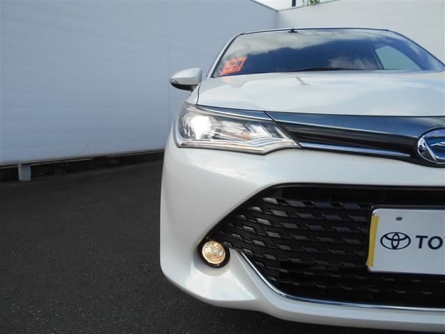 カローラフィールダー ハイブリッドG ダブルバイビー PCS インテリキー 横滑防止 フルセグTV メンテナンスノート LEDヘッドライト オートエアコン ETC DVD再生 アルミホイール キーフリーシステム サイドエアバッグ ナビTV ABS(10枚目)