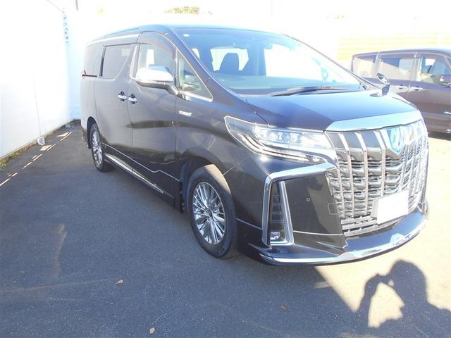 アルファードハイブリッド ＳＲ　Ｃパッケージ　点検記録簿　合革シート　ワンオナ　バックモニター　オートエアコン　ＡＢＳ　イモビ　アルミ　ドライブレコーダー　ナビ＆ＴＶ　４ＷＤ　ミュージックプレイヤー接続可　３列シート　メモリーナビ　キーフリー（3枚目）