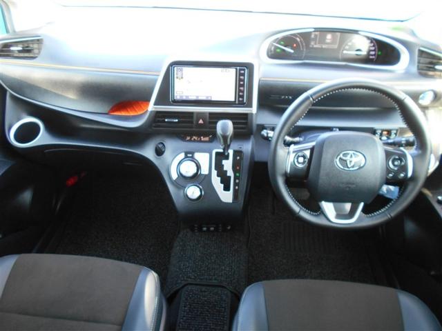 シエンタ ハイブリッドＧ　クエロ　点検記録簿　半革シート　地デジＴＶ　盗難防止　スマートキー　バックモニタ　オ－トエアコン　メモリ－ナビ　エアバッグ　３列シート　ナビ＆ＴＶ　ＡＢＳ　パワーウインドウ　パワーステアリング（9枚目）