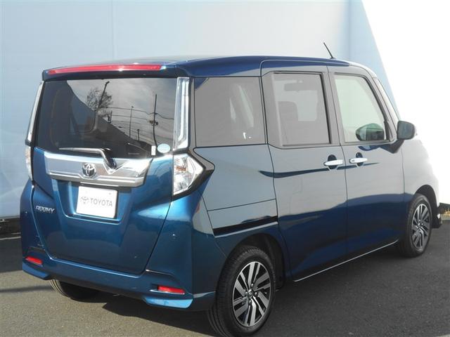 ルーミー カスタムG 両側電動SD LEDヘット バックビューモニター 衝突回避ブレーキ 地デジ スマートキー メモリナビ クルーズコントロール 点検記録簿 DVD ETC 1オーナー オートエアコン アルミホイール PW(4枚目)