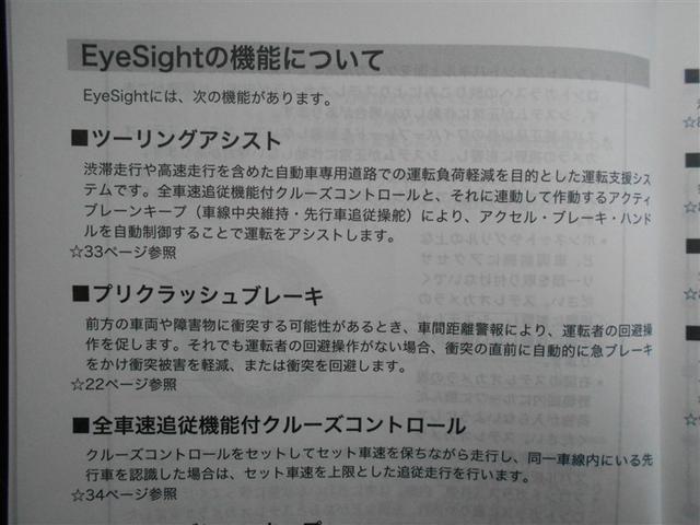 レヴォーグ ２．０ＧＴ－Ｓアイサイト　デュアルエアバッグ　プリクラッシュ　ＤＶＤ再生機能　イモビライザー　ナビＴＶ　クルコン　半革シート　サイドエアバック　フルタイム４ＷＤ　メモナビ　アルミ　ＬＥＤへッドライト　パワーウィンドウ　ＥＴＣ（30枚目）