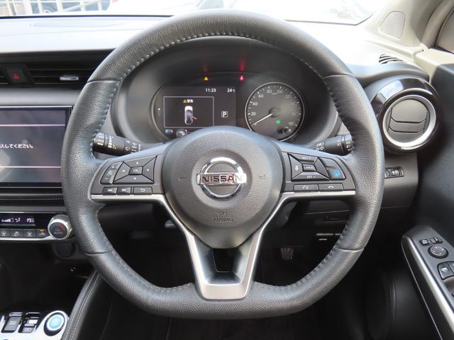 キックス Ｘ　ＥＴＣ　全周囲カメラ　ＴＶ　クリアランスソナー　オートクルーズコントロール　衝突被害軽減システム　オートライト　ＬＥＤヘッドランプ　スマートキー　電動格納ミラー　ＣＶＴ　盗難防止システム　ＡＢＳ（3枚目）