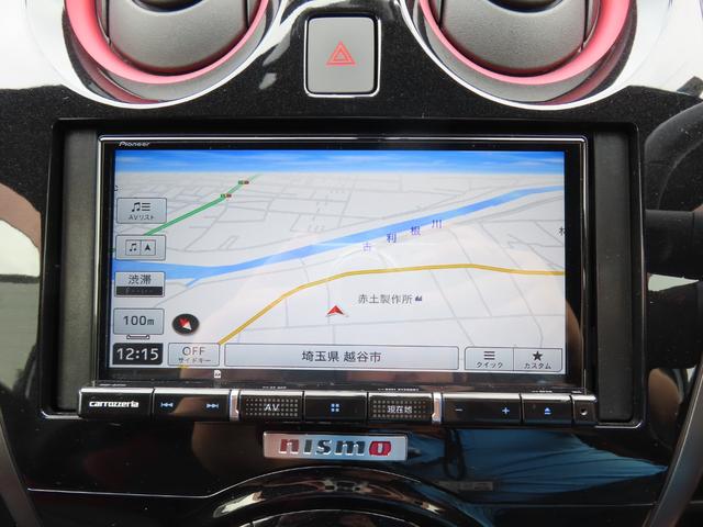 ノート ニスモ S ドライブレコーダー バックカメラ ナビ TV アルミホイール オートライト LEDヘッドランプ スマートキー 電動格納ミラー MT 盗難防止システム 衝突安全ボディ ABS ESC CD DVD再生(5枚目)