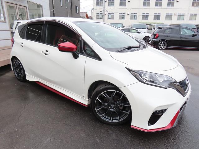 ノート ニスモ S ドライブレコーダー バックカメラ ナビ TV アルミホイール オートライト LEDヘッドランプ スマートキー 電動格納ミラー MT 盗難防止システム 衝突安全ボディ ABS ESC CD DVD再生(13枚目)