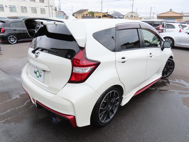 ノート ニスモ S ドライブレコーダー バックカメラ ナビ TV アルミホイール オートライト LEDヘッドランプ スマートキー 電動格納ミラー MT 盗難防止システム 衝突安全ボディ ABS ESC CD DVD再生(16枚目)