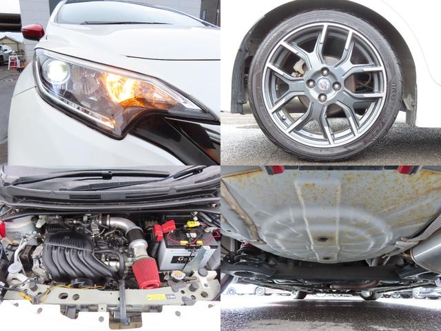 ノート ニスモ S ドライブレコーダー バックカメラ ナビ TV アルミホイール オートライト LEDヘッドランプ スマートキー 電動格納ミラー MT 盗難防止システム 衝突安全ボディ ABS ESC CD DVD再生(49枚目)