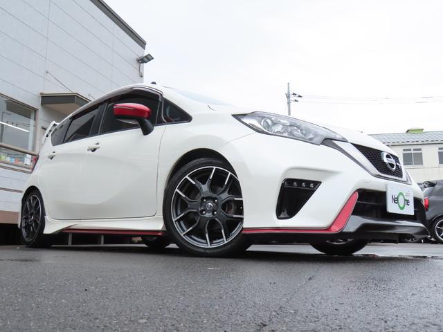 ノート ニスモ S ドライブレコーダー バックカメラ ナビ TV アルミホイール オートライト LEDヘッドランプ スマートキー 電動格納ミラー MT 盗難防止システム 衝突安全ボディ ABS ESC CD DVD再生(62枚目)