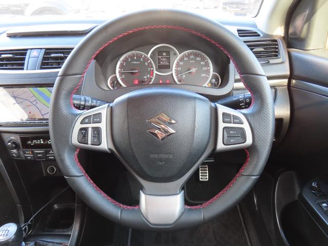 スイフトスポーツ ベースグレード ナビ TV オートクルーズコントロール アルミホイール オートライト スマートキー MT 盗難防止システム 衝突安全ボディ ABS ESC CD USB ミュージックプレイヤー接続可(3枚目)