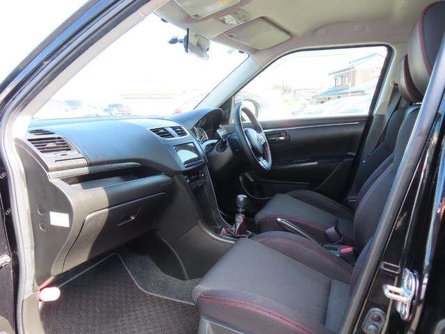 スイフトスポーツ ベースグレード ナビ TV オートクルーズコントロール アルミホイール オートライト スマートキー MT 盗難防止システム 衝突安全ボディ ABS ESC CD USB ミュージックプレイヤー接続可(36枚目)