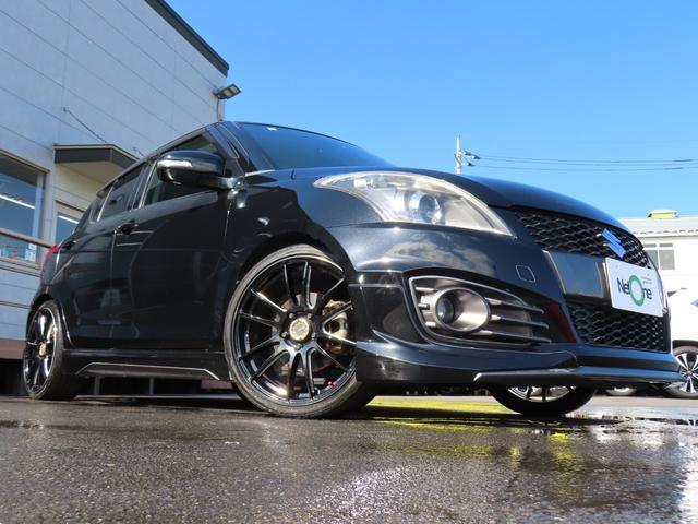 スイフトスポーツ ベースグレード ナビ TV オートクルーズコントロール アルミホイール オートライト スマートキー MT 盗難防止システム 衝突安全ボディ ABS ESC CD USB ミュージックプレイヤー接続可(43枚目)