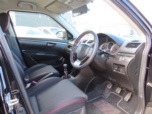 スイフトスポーツ ベースグレード ナビ TV オートクルーズコントロール アルミホイール オートライト スマートキー MT 盗難防止システム 衝突安全ボディ ABS ESC CD USB ミュージックプレイヤー接続可(46枚目)