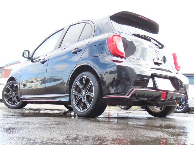 マーチ ニスモ　Ｓ　ＥＴＣ　アルミホイール　オートライト　スマートキー　電動格納ミラー　ＭＴ　盗難防止システム　衝突安全ボディ　ＡＢＳ　ＥＳＣ　Ｂｌｕｅｔｏｏｔｈ　エアコン　パワーステアリング　パワーウィンドウ（14枚目）