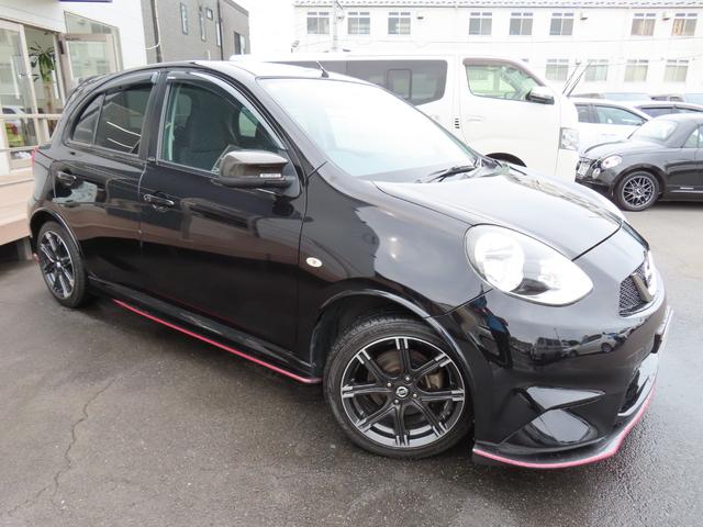 マーチ ニスモ　Ｓ　ＥＴＣ　バックカメラ　ナビ　ＴＶ　アルミホイール　スマートキー　電動格納ミラー　ＭＴ　盗難防止システム　衝突安全ボディ　ＡＢＳ　ＥＳＣ　ＣＤ　ＤＶＤ再生　ＵＳＢ　ミュージックプレイヤー接続可（13枚目）