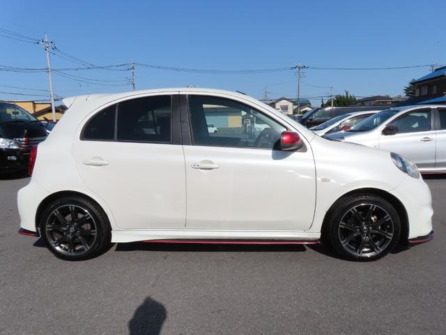 マーチ ニスモ　Ｓ　ＥＴＣ　ナビ　アルミホイール　オートライト　スマートキー　電動格納ミラー　ＭＴ　盗難防止システム　衝突安全ボディ　ＡＢＳ　ＥＳＣ　ＣＤ　ＤＶＤ再生　ミュージックプレイヤー接続可　Ｂｌｕｅｔｏｏｔｈ（18枚目）