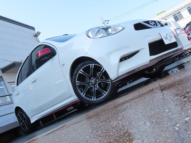 マーチ ニスモ　Ｓ　ＥＴＣ　ナビ　アルミホイール　オートライト　スマートキー　電動格納ミラー　ＭＴ　盗難防止システム　衝突安全ボディ　ＡＢＳ　ＥＳＣ　ＣＤ　ＤＶＤ再生　ミュージックプレイヤー接続可　Ｂｌｕｅｔｏｏｔｈ（25枚目）