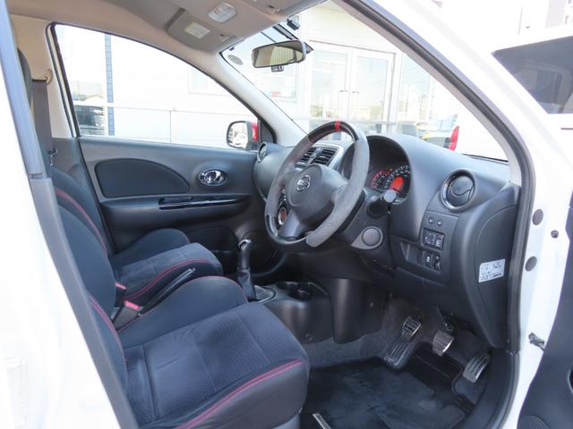 マーチ ニスモ　Ｓ　ＥＴＣ　ナビ　アルミホイール　オートライト　スマートキー　電動格納ミラー　ＭＴ　盗難防止システム　衝突安全ボディ　ＡＢＳ　ＥＳＣ　ＣＤ　ＤＶＤ再生　ミュージックプレイヤー接続可　Ｂｌｕｅｔｏｏｔｈ（57枚目）