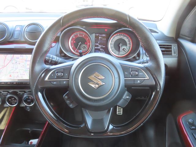 スイフトスポーツ ベースグレード　ドライブレコーダー　ＥＴＣ　全周囲カメラ　ナビ　ＴＶ　オートクルーズコントロール　レーンアシスト　衝突被害軽減システム　アルミホイール　オートライト　ＬＥＤヘッドランプ　スマートキー　シートヒーター（3枚目）