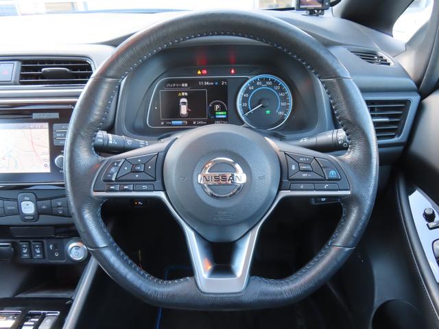 リーフ e+ G ドライブレコーダー ETC 全周囲カメラ ナビ TV クリアランスソナー オートクルーズコントロール 自動駐車システム 衝突被害軽減システム オートライト LEDヘッドランプ 革シート スマートキー(3枚目)