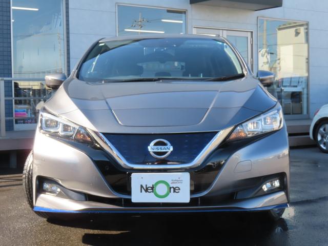 リーフ e+ G ドライブレコーダー ETC 全周囲カメラ ナビ TV クリアランスソナー オートクルーズコントロール 自動駐車システム 衝突被害軽減システム オートライト LEDヘッドランプ 革シート スマートキー(12枚目)