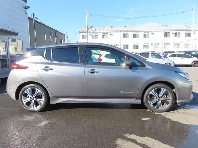 リーフ e+ G ドライブレコーダー ETC 全周囲カメラ ナビ TV クリアランスソナー オートクルーズコントロール 自動駐車システム 衝突被害軽減システム オートライト LEDヘッドランプ 革シート スマートキー(13枚目)