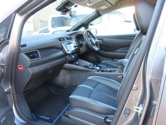リーフ e+ G ドライブレコーダー ETC 全周囲カメラ ナビ TV クリアランスソナー オートクルーズコントロール 自動駐車システム 衝突被害軽減システム オートライト LEDヘッドランプ 革シート スマートキー(27枚目)