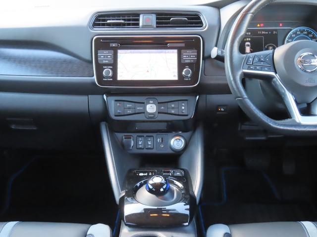 リーフ e+ G ドライブレコーダー ETC 全周囲カメラ ナビ TV クリアランスソナー オートクルーズコントロール 自動駐車システム 衝突被害軽減システム オートライト LEDヘッドランプ 革シート スマートキー(45枚目)