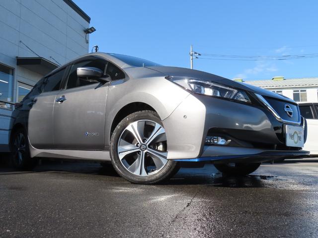 リーフ e+ G ドライブレコーダー ETC 全周囲カメラ ナビ TV クリアランスソナー オートクルーズコントロール 自動駐車システム 衝突被害軽減システム オートライト LEDヘッドランプ 革シート スマートキー(62枚目)