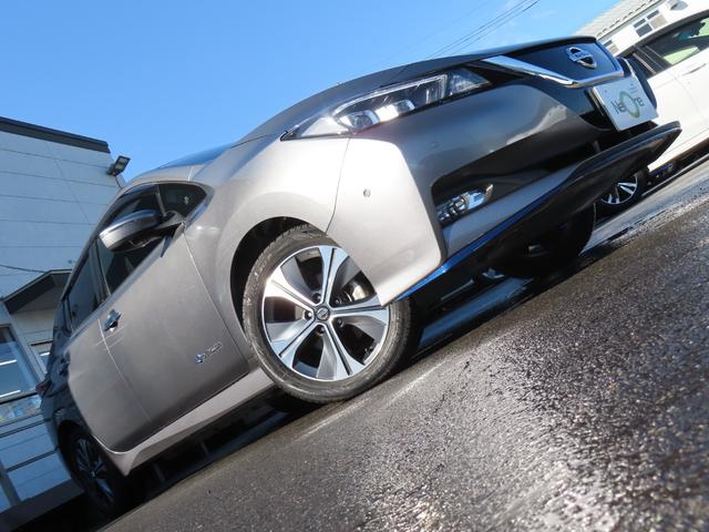 リーフ e+ G ドライブレコーダー ETC 全周囲カメラ ナビ TV クリアランスソナー オートクルーズコントロール 自動駐車システム 衝突被害軽減システム オートライト LEDヘッドランプ 革シート スマートキー(63枚目)