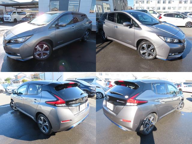 リーフ e+ G ドライブレコーダー ETC 全周囲カメラ ナビ TV クリアランスソナー オートクルーズコントロール 自動駐車システム 衝突被害軽減システム オートライト LEDヘッドランプ 革シート スマートキー(66枚目)