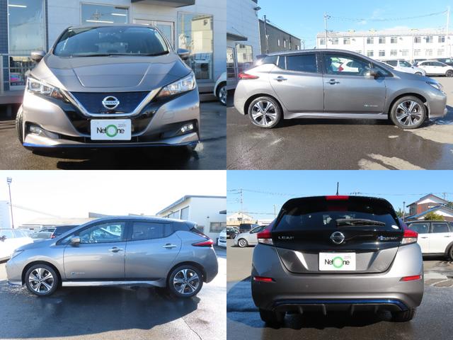 リーフ e+ G ドライブレコーダー ETC 全周囲カメラ ナビ TV クリアランスソナー オートクルーズコントロール 自動駐車システム 衝突被害軽減システム オートライト LEDヘッドランプ 革シート スマートキー(67枚目)