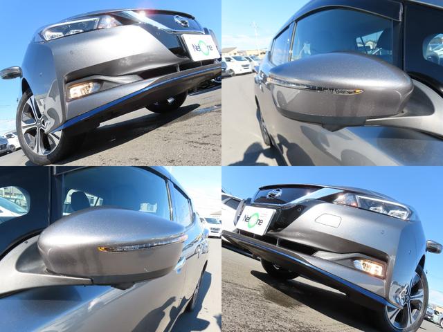 リーフ e+ G ドライブレコーダー ETC 全周囲カメラ ナビ TV クリアランスソナー オートクルーズコントロール 自動駐車システム 衝突被害軽減システム オートライト LEDヘッドランプ 革シート スマートキー(69枚目)