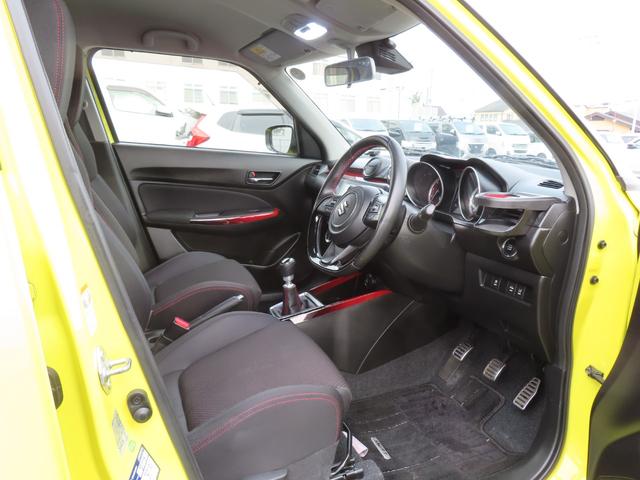 スイフトスポーツ ベースグレード ETC バックカメラ オートクルーズコントロール レーンアシスト 衝突被害軽減システム アルミホイール オートライト LEDヘッドランプ スマートキー 電動格納ミラー シートヒーター MT(22枚目)