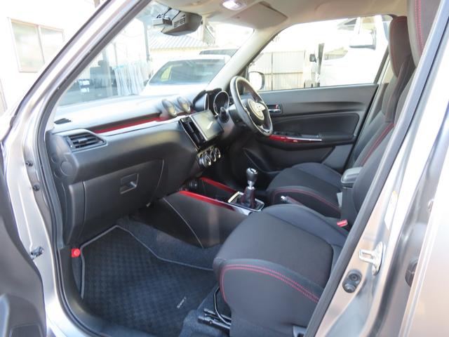 スイフトスポーツ ベースグレード ドライブレコーダー ETC クリアランスソナー オートクルーズコントロール レーンアシスト 衝突被害軽減システム アルミホイール オートライト LEDヘッドランプ スマートキー 電動格納ミラー(53枚目)