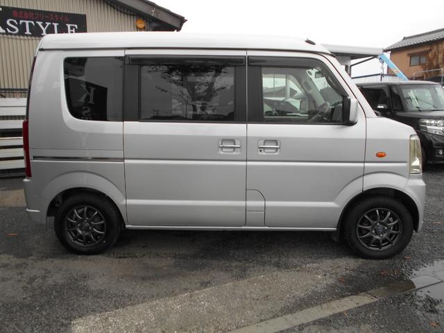 エブリイワゴン 　車いす移動車後部電動固定リアシート付　リモコン付　ハイルーフ　ドラレコ　社外ナビ　フルセグＴＶ　ＤＶＤ再生　ブルートゥース　キーレス　ＥＴＣ　社外アルミ　電動格納ミラー　チェーンベルト（15枚目）