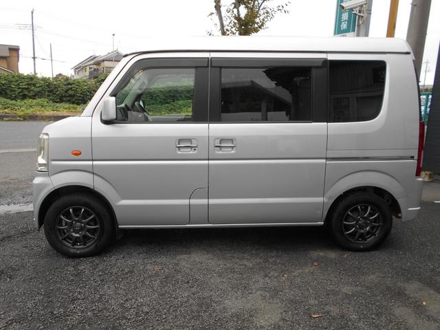 エブリイワゴン 　車いす移動車後部電動固定リアシート付　リモコン付　ハイルーフ　ドラレコ　社外ナビ　フルセグＴＶ　ＤＶＤ再生　ブルートゥース　キーレス　ＥＴＣ　社外アルミ　電動格納ミラー　チェーンベルト（16枚目）