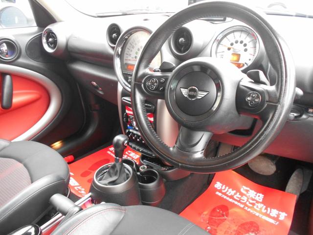 MINI クーパー クロスオーバー 新品ワンセグ付ナビ 新品ドラレコ プッシュスタート 17インチアルミ ETC チェーンベルト(14枚目)