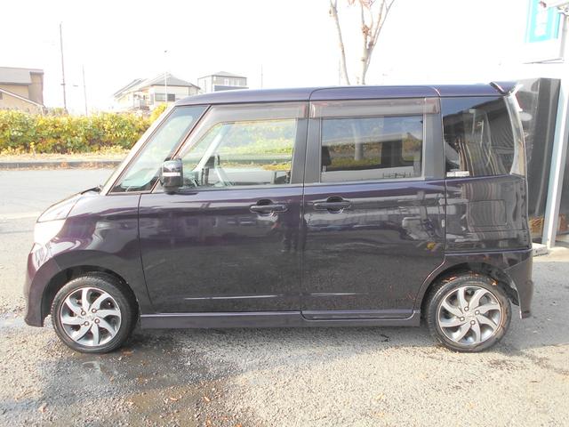 ルークス ハイウェイスター 新品ワンセグ付ナビ バックカメラ 新品ドラレコ パワースライドドア インテリキー プッシュスタート 社外オーディオ 純正アルミ 純正HID ウィンカーミラー リアスポイラー チェーンベルト(13枚目)