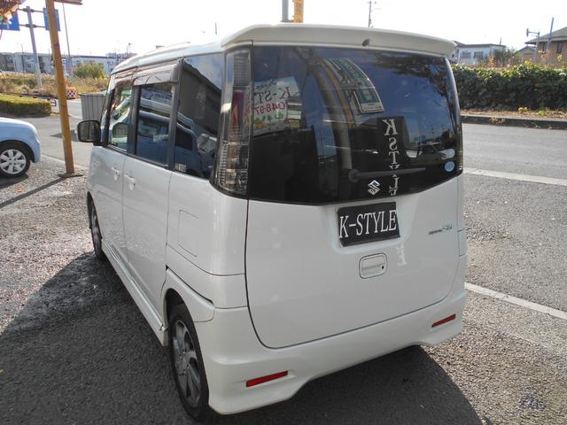 パレットSW TS ターボ 社外HDDナビ ワンセグTV DVD再生 新品ドラレコ 両側パワースライドドア スマートキー プッシュスタート ETC ウィンカーミラー 純正アルミ リアスポイラー 純正HID チェーンベルト(27枚目)