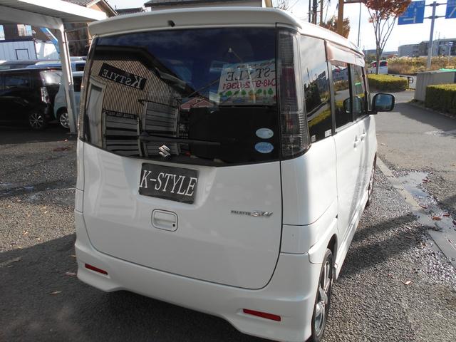 パレットSW TS ターボ 社外HDDナビ ワンセグTV DVD再生 新品ドラレコ 両側パワースライドドア スマートキー プッシュスタート ETC ウィンカーミラー 純正アルミ リアスポイラー 純正HID チェーンベルト(28枚目)