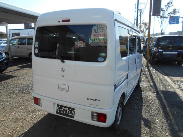 エブリイ ＰＣ　社外ナビ　フルセグＴＶ　バックカメラ　ＤＶＤ再生　ブルートゥース　新品ドラレコ　キーレス　パワーウィンドウ　ＥＴＣ　オーバーヘッドシェルフ　チェーンベルト（27枚目）