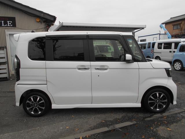 N-BOXカスタム G・L 純正ナビ フルセグTV バックカメラ DVD再生 新品ドラレコ パワースライドドア スマートキー プッシュスタート ETC ウィンカーミラー 純正アルミ LEDヘッドライト リアスポイラー Tチェーン(10枚目)