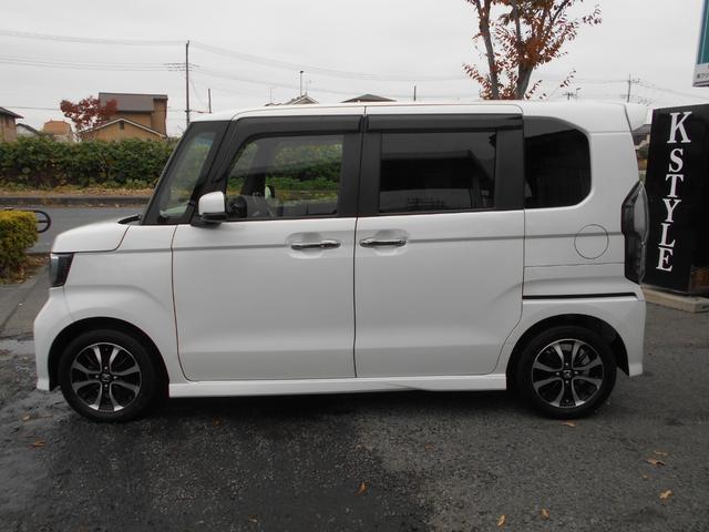 N-BOXカスタム G・L 純正ナビ フルセグTV バックカメラ DVD再生 新品ドラレコ パワースライドドア スマートキー プッシュスタート ETC ウィンカーミラー 純正アルミ LEDヘッドライト リアスポイラー Tチェーン(11枚目)