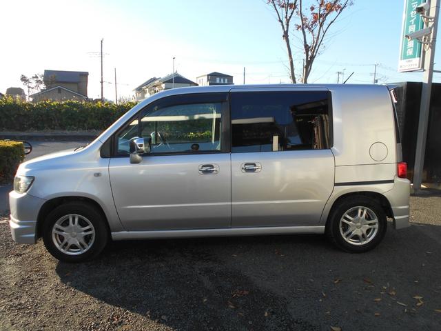 モビリオスパイク W HDDナビアクティブエディション 純正HDDインターナビ バックカメラ 新品ドラレコ パワースライドドア キーレス ETC 社外14インチアルミ エアロ リアスポイラー チェーンベルト(7枚目)