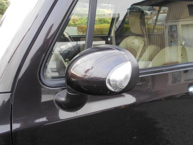 アルトラパンショコラ Ｘ　新品ワンセグ付ナビ　バックカメラ　新品ドラレコ　スマートキー　プッシュスタート　ＥＴＣ　ウィンカーミラー　電動格納ミラー　オートエアコン　純正ＨＩＤ　純正アルミ　チェーンベルト（14枚目）